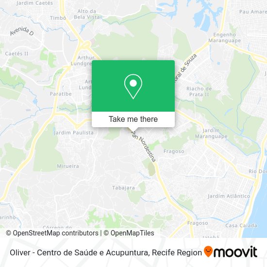 Oliver - Centro de Saúde e Acupuntura map