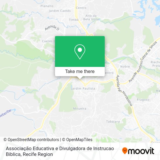 Associação Educativa e Divulgadora de Instrucao Biblica map