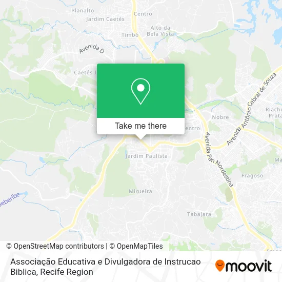 Associação Educativa e Divulgadora de Instrucao Biblica map