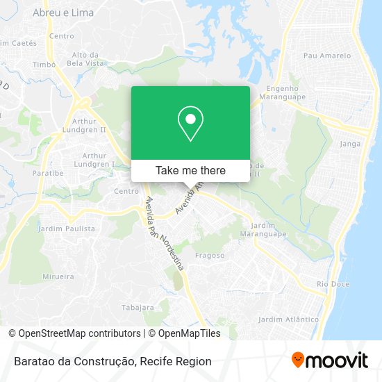 Baratao da Construção map