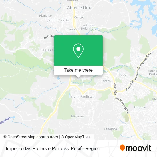 Imperio das Portas e Portões map