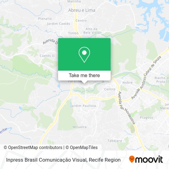 Inpress Brasil Comunicação Visual map