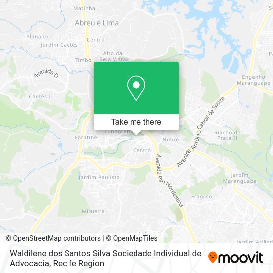 Waldilene dos Santos Silva Sociedade Individual de Advocacia map