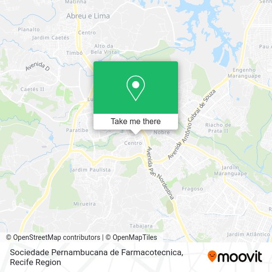 Sociedade Pernambucana de Farmacotecnica map