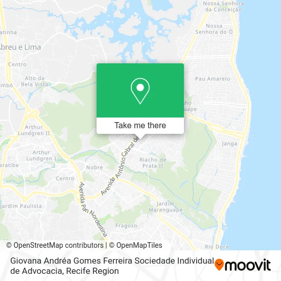 Giovana Andréa Gomes Ferreira Sociedade Individual de Advocacia map