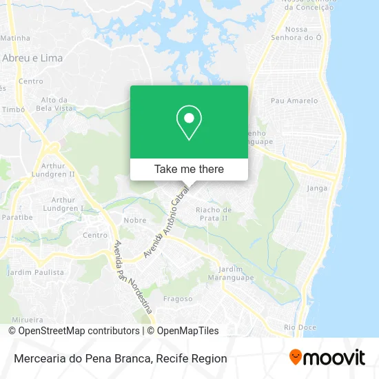 Mercearia do Pena Branca map