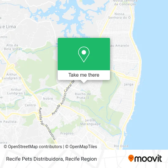Recife Pets Distribuidora map