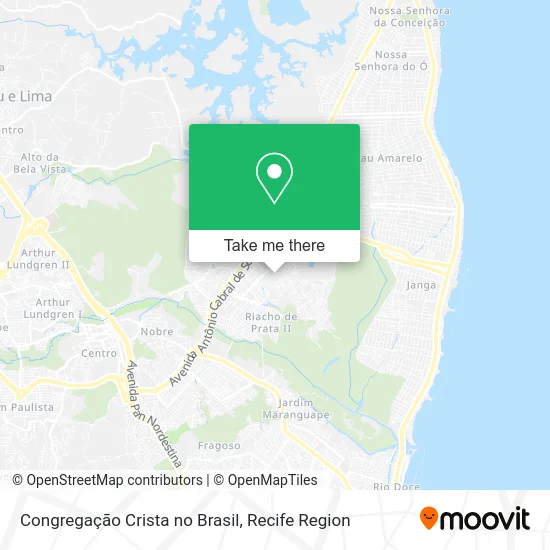 Congregação Crista no Brasil map