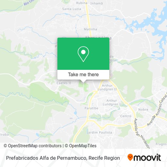 Prefabricados Alfa de Pernambuco map