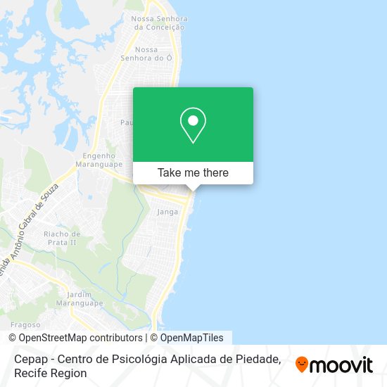 Cepap - Centro de Psicológia Aplicada de Piedade map