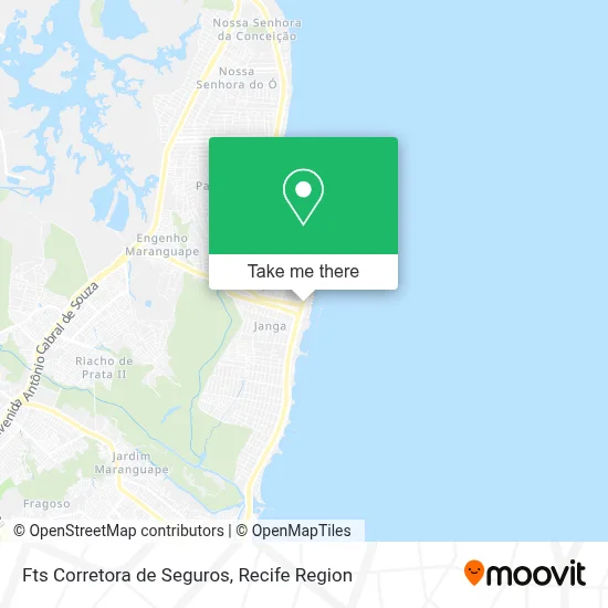 Fts Corretora de Seguros map