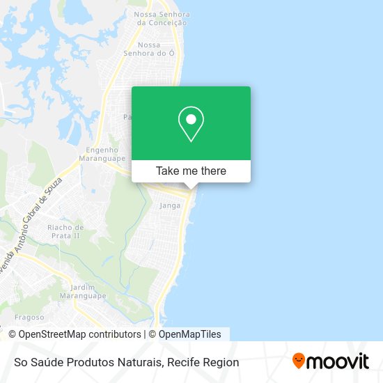 So Saúde Produtos Naturais map