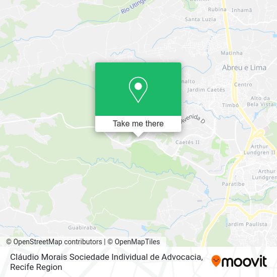 Cláudio Morais Sociedade Individual de Advocacia map