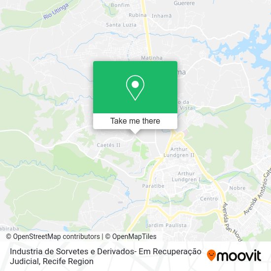 Industria de Sorvetes e Derivados- Em Recuperação Judicial map