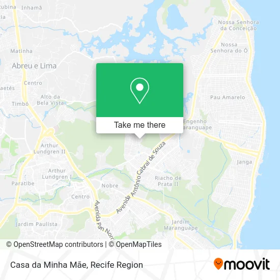 Casa da Minha Mãe map