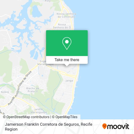 Jamerson Franklin Corretora de Seguros map