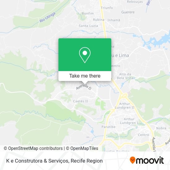 K e Construtora & Serviços map