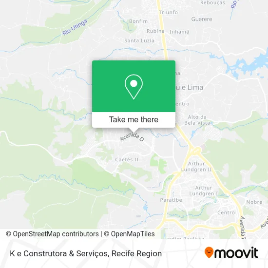 K e Construtora & Serviços map