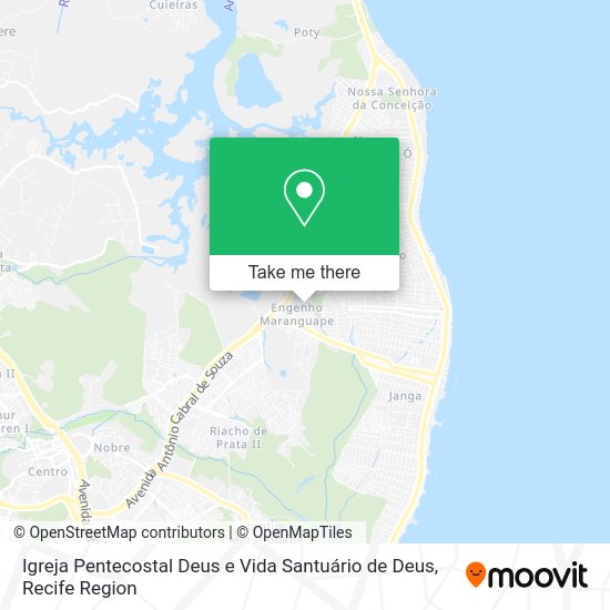 Igreja Pentecostal Deus e Vida Santuário de Deus map