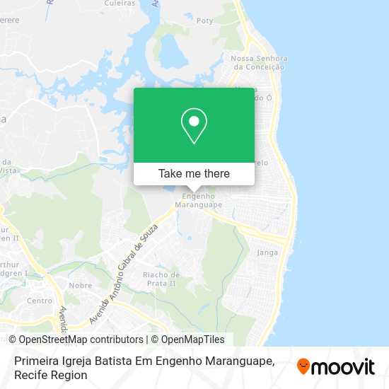 Primeira Igreja Batista Em Engenho Maranguape map