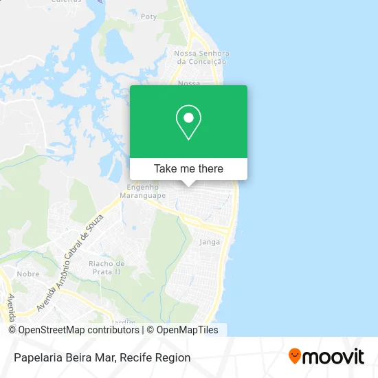 Papelaria Beira Mar map