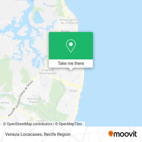 Veneza Locacaoes map