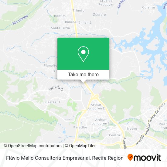 Flávio Mello Consultoria Empresarial map