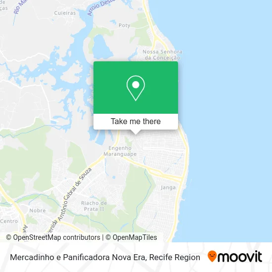 Mercadinho e Panificadora Nova Era map