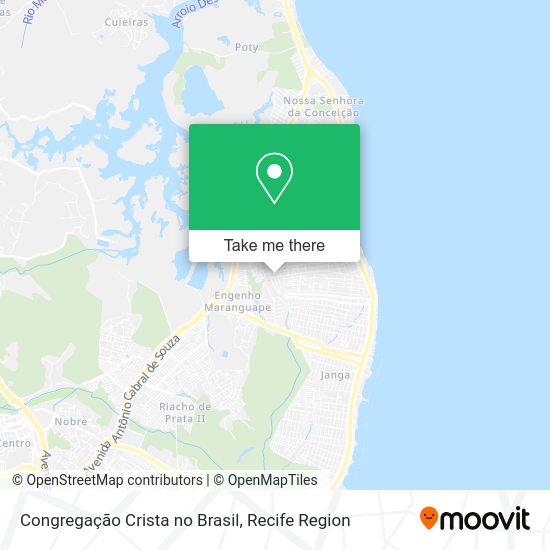 Congregação Crista no Brasil map