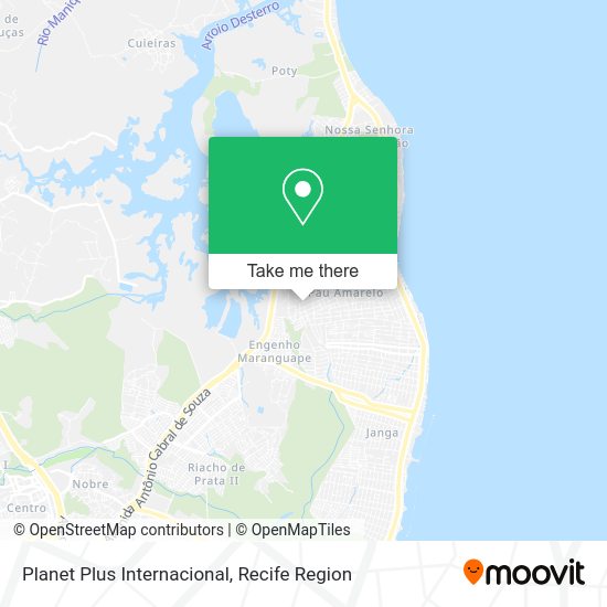 Planet Plus Internacional map
