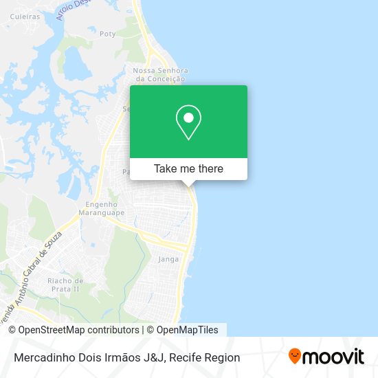 Mercadinho Dois Irmãos J&J map
