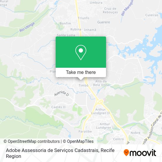 Adobe Assessoria de Serviços Cadastrais map