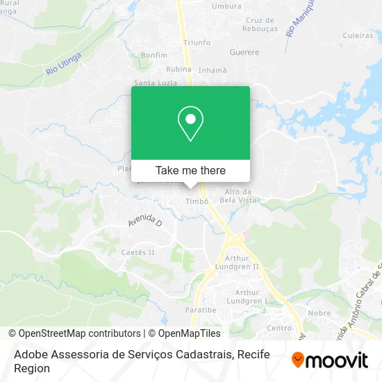 Adobe Assessoria de Serviços Cadastrais map