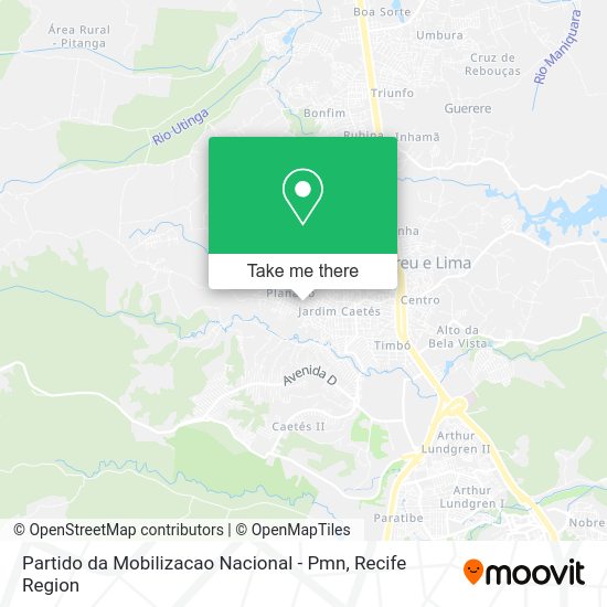 Partido da Mobilizacao Nacional - Pmn map