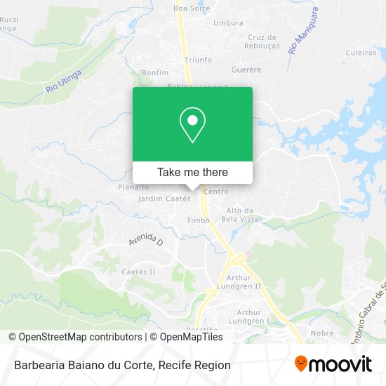 Barbearia Baiano du Corte map