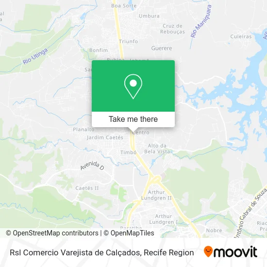Rsl Comercio Varejista de Calçados map