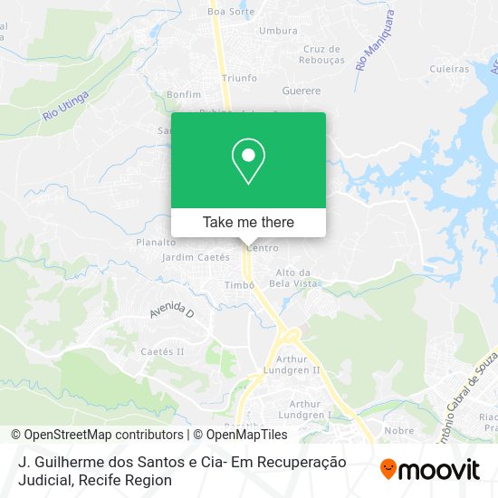 J. Guilherme dos Santos e Cia- Em Recuperação Judicial map