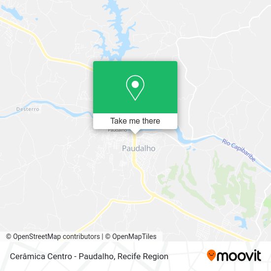 Cerâmica Centro - Paudalho map