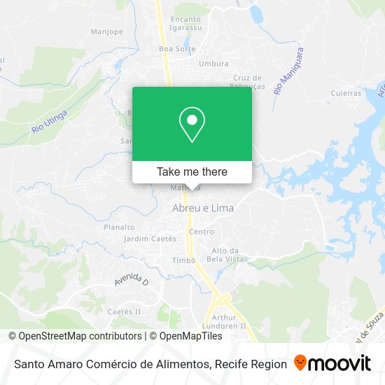 Santo Amaro Comércio de Alimentos map