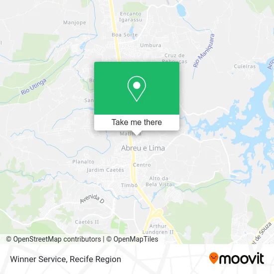 Winner Service map