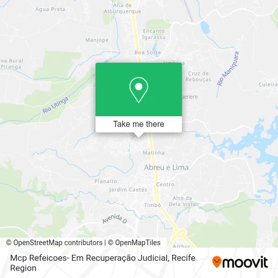 Mcp Refeicoes- Em Recuperação Judicial map