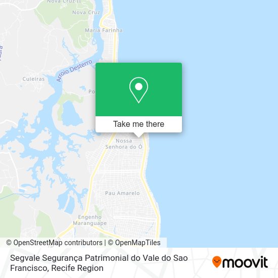 Segvale Segurança Patrimonial do Vale do Sao Francisco map