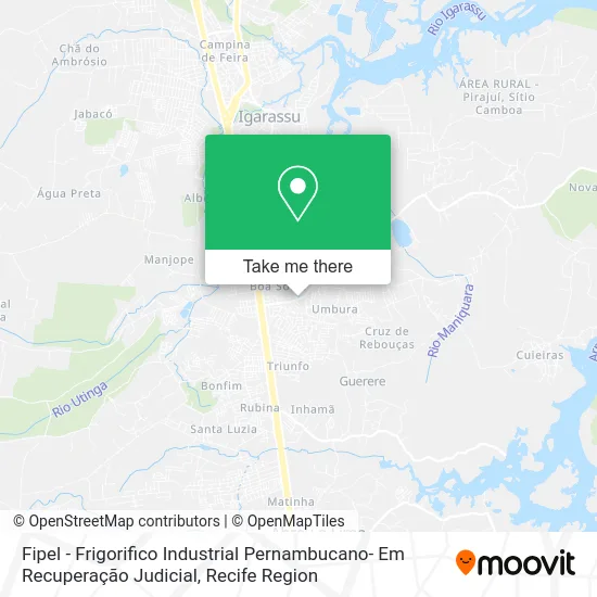 Fipel - Frigorifico Industrial Pernambucano- Em Recuperação Judicial map
