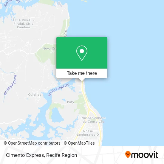Cimento Express map