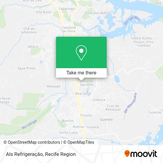 Als Refrigeração map