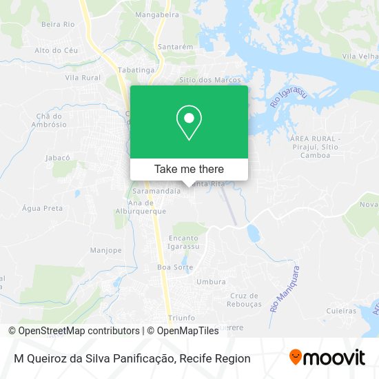M Queiroz da Silva Panificação map