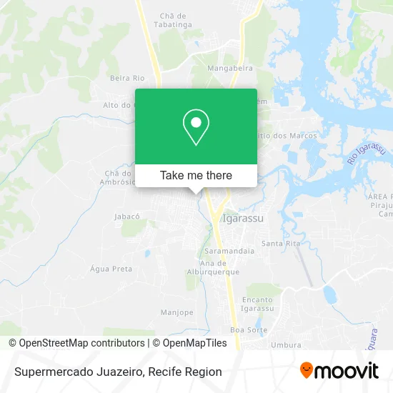 Supermercado Juazeiro map