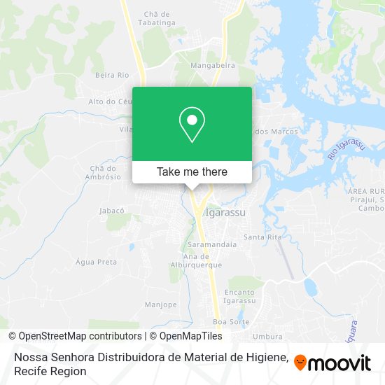 Nossa Senhora Distribuidora de Material de Higiene map