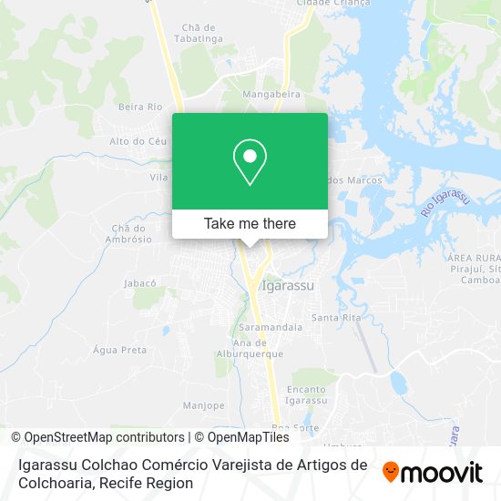 Igarassu Colchao Comércio Varejista de Artigos de Colchoaria map