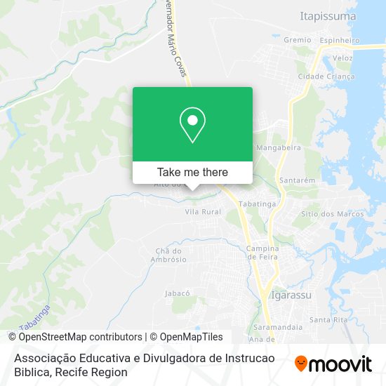 Associação Educativa e Divulgadora de Instrucao Biblica map